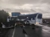9 muertos en choque de bus contra gandola en Anzoátegui