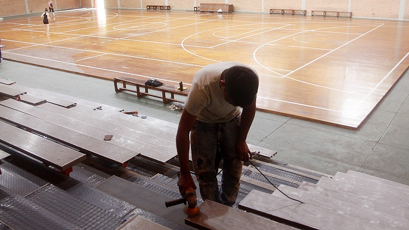 Arranca la recuperación en el gimnasio «Borjas Romero» de LUZ