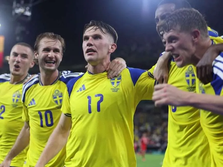 FIEBRE MUNDIAL: Suecia goleó a Túnez