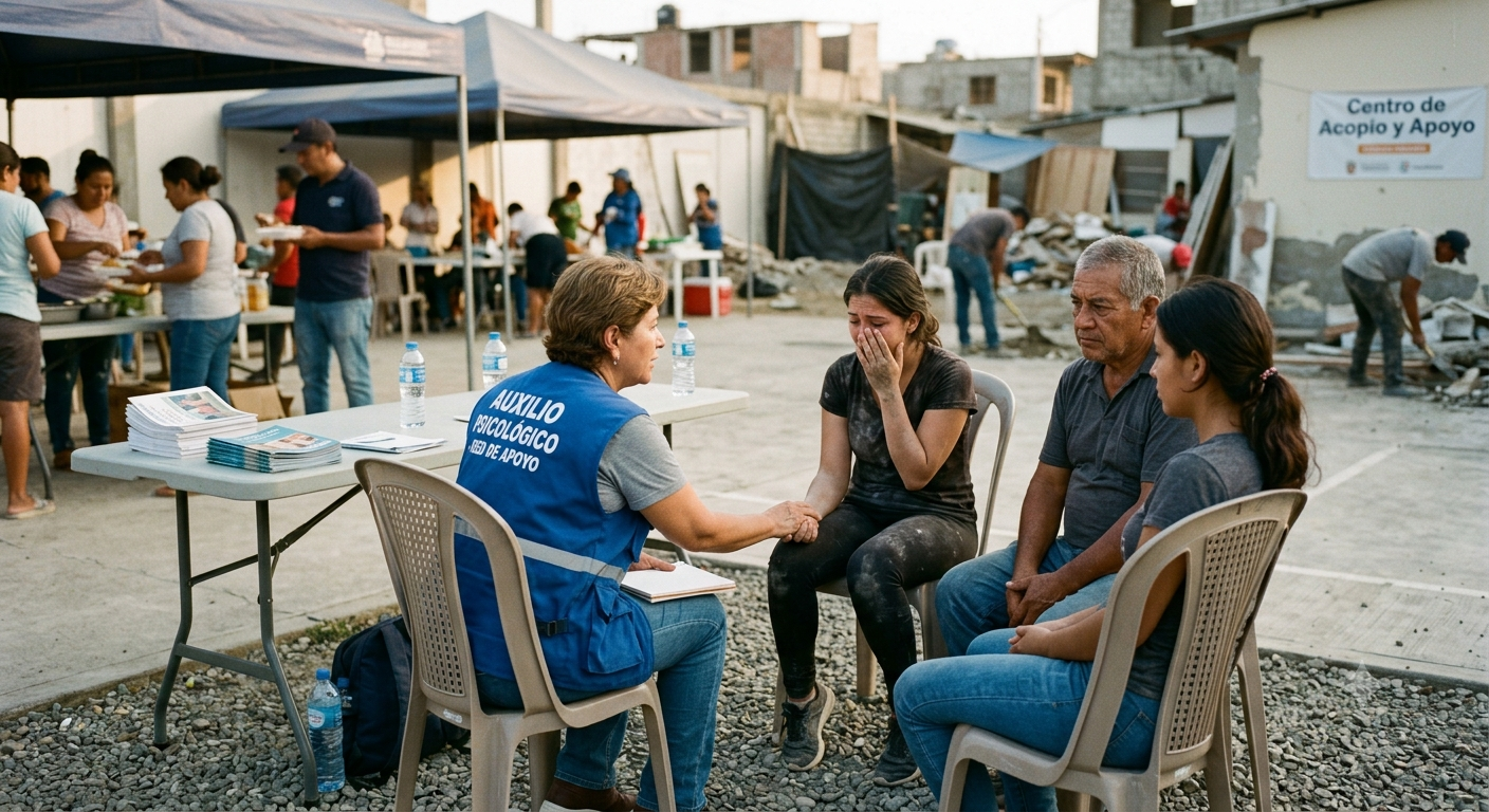 El soporte emocional inmediato es clave para afrontar el trauma tras la emergencia sísmica