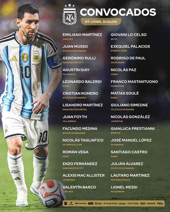 El Capitán parece que tendrá un «último baile»: Argentina convocó a Messi